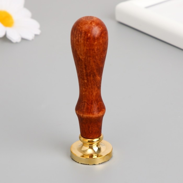 Печать для сургуча с деревянной ручкой Печать для сургуча с деревянной ручкой "Короны" 9х2,5х2,5 см