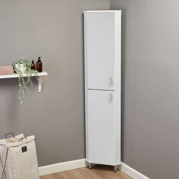 Пенал для ванной комнаты угловой, 31,5 х 31,5 х 180 см Пенал для ванной комнаты угловой, 31,5 х 31,5 х 180 см