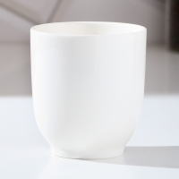 Кружка керамическая &laquo;Цветок&raquo;, 260 мл, цвет белый