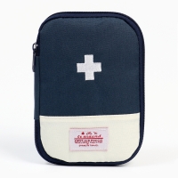 Аптечка походная, синяя 19х14см