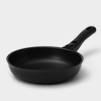 Сковорода &laquo;Традиция&raquo;, d=22 см, съёмная ручка, антипригарное покрытие, цвет чёрный