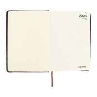 Ежедневник датированный 2024 A5 176 листов, deVENTE.Belcanto, твёрдая обложка из искусственной кожи с поролоном, ляссе, кремовый блок 70 г/м2, коричневый Ежедневник датированный 2024 A5 176 листов, deVENTE.Belcanto, твёрдая обложка из искусственной кожи с поролоном, ляссе, кремовый блок 70 г/м2, коричневый