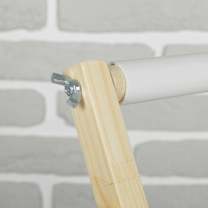 Пяльцы-рамка для вышивания, 20 &times; 20 см, с подставкой, цвет светлое дерево