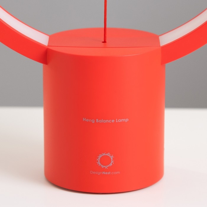 Настольная лампа Настольная лампа "Баланс" LED 3Вт 4000К красный 20х7х40см RISALUX