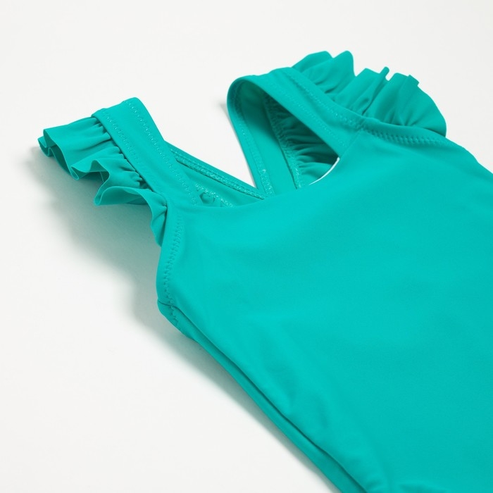 Купальник слитный детский MINAKU цвет зелёный, рост 134-140