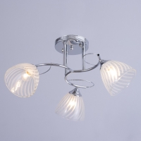 Люстра "Нора" 3х60Вт Е27 Хром 52х52х26см Люстра "Нора" 3х60Вт Е27 Хром 52х52х26см