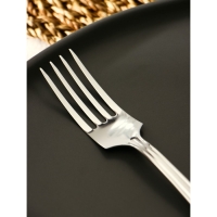 Вилка столовая «Новинка-1», h=19.5 см, толщина 1 мм, цвет серебряный Вилка столовая «Новинка-1», h=19.5 см, толщина 1 мм, цвет серебряный