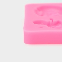 Молд новогодний &laquo;Новогодний антураж&raquo;, силикон, 7,5&times;7,2 см