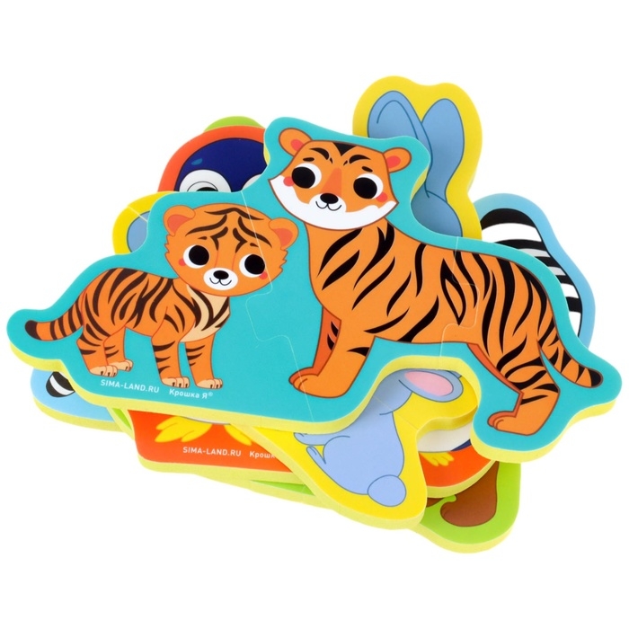 Мягкий пазл для малышей &laquo;Мамы и малыши&raquo;, 5 пазлов, Крошка Я