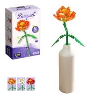 Конструктор Букет &laquo;Пион&raquo;, 82 детали