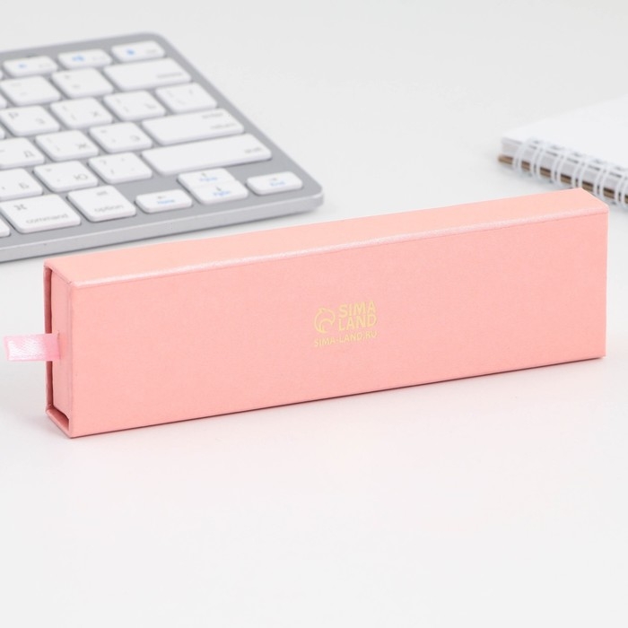 Ручка в подарочном футляре &laquo;Воспитателю: Дорогой Воспитатель&raquo; металл, синяя паста, пишущий узел 1.0 мм