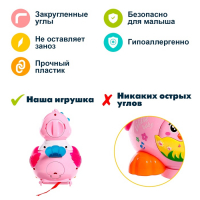 Развивающая игрушка &laquo;Курочка&raquo;, световые и звуковые эффекты, несёт яица, МИКС