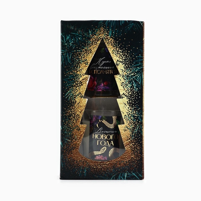 Наборновогодних свечей &laquo;Новый год: Волшебного нового года&raquo;, 9,4 х 17,8 х 5,4 см