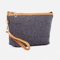 Косметичка на молнии, цвет серый Косметичка на молнии, цвет серый