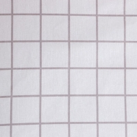 Комплект Экономь и Я &laquo;Клетка&raquo;: Простыня 145х214 см, наволочка 70х70 см, бязь, 100% хлопок