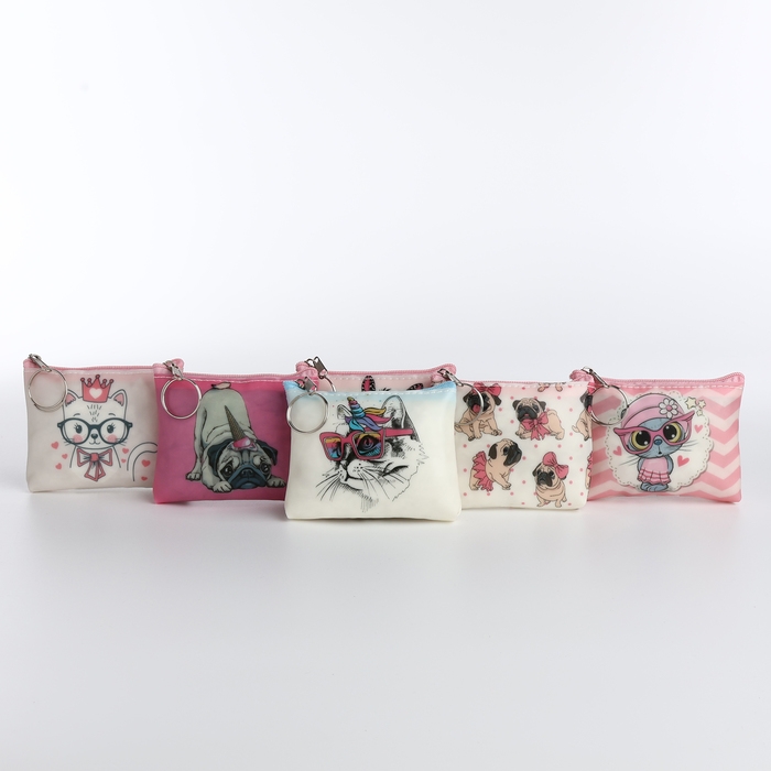 Кошелёк на молнии &laquo;Выбражулька&raquo;, цвет МИКС