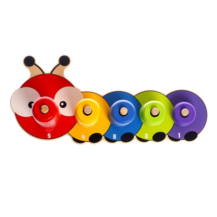 Набор для изучения счёта &laquo;Гусеница&raquo; 28 &times; 12,5 &times; 13 см