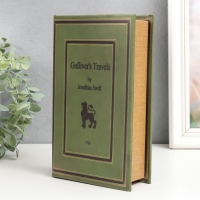 Сейф-книга дерево кожзам "Джонатан Свифт. Путешествия Гулливера" 21х13х5 см Сейф-книга дерево кожзам "Джонатан Свифт. Путешествия Гулливера" 21х13х5 см