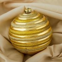 Шар пластик d-15 см "Сюита" золото Шар пластик d-15 см "Сюита" золото