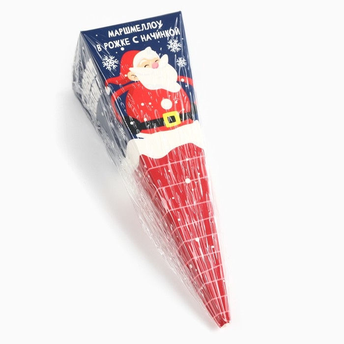 Новый год! Маршмеллоу в коробке, с клубничным вкусом &laquo;Дед мороз&raquo;, 13 г