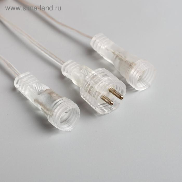 Гирлянда «Сосульки рифленые» 2.5 × 0.42 м, IP65, прозрачная нить, 288 LED, свечение мульти с эффектом стекания, 12 В Гирлянда «Сосульки рифленые» 2.5 × 0.42 м, IP65, прозрачная нить, 288 LED, свечение мульти с эффектом стекания, 12 В