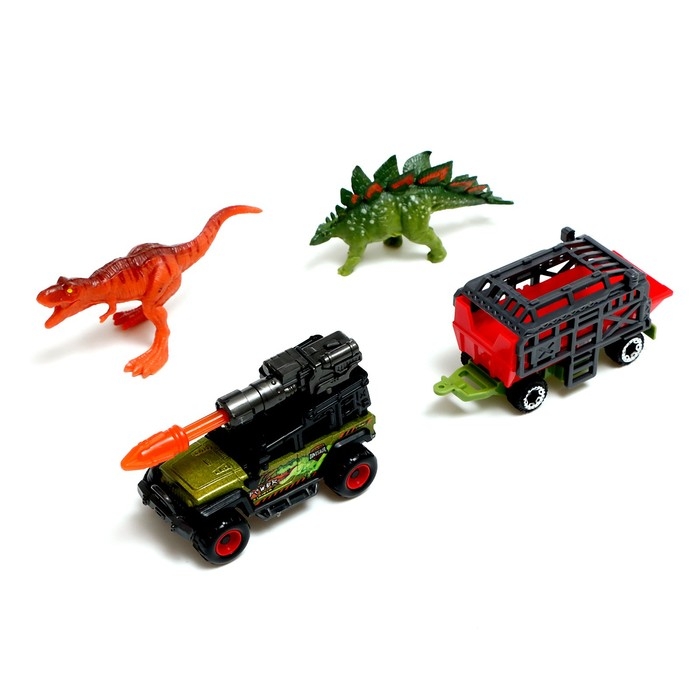 Вертолёт металлический «Дино парк», с динозаврами, МИКС Вертолёт металлический «Дино парк», с динозаврами, МИКС