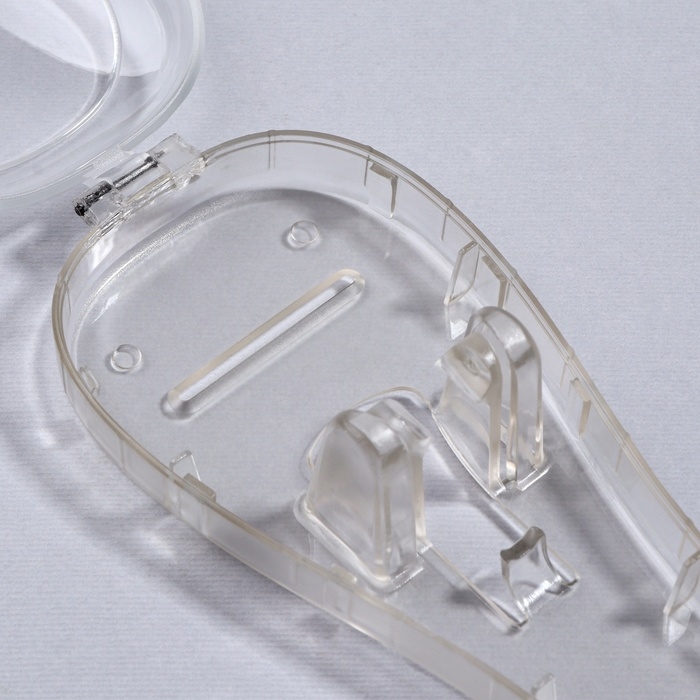 Органайзер для бритвы, с крышкой, вентилируемый, 16,2 × 6,1 см, цвет прозрачный Органайзер для бритвы, с крышкой, вентилируемый, 16,2 × 6,1 см, цвет прозрачный