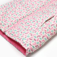 Куртка для девочки, цвет молочный/краски, рост 92-98 см