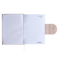 Ежедневник недатированный A5, 160 листов, deVENTE.Contea, твёрдая обложка из искусственной кожи с поролоном, розовый