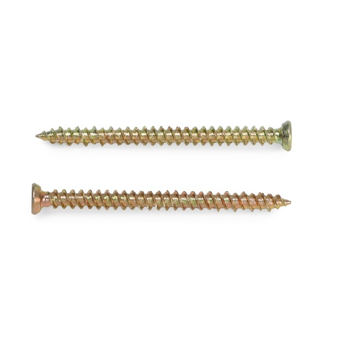 Шуруп-саморез ЛОМ, по бетону, оцинкованный, 7,5х92 мм, 200 шт