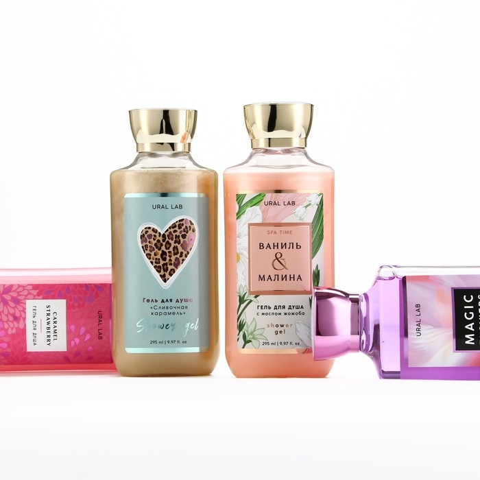 Гель для душа женский, 295 мл, аромат пиона, URAL LAB Гель для душа женский, 295 мл, аромат пиона, URAL LAB