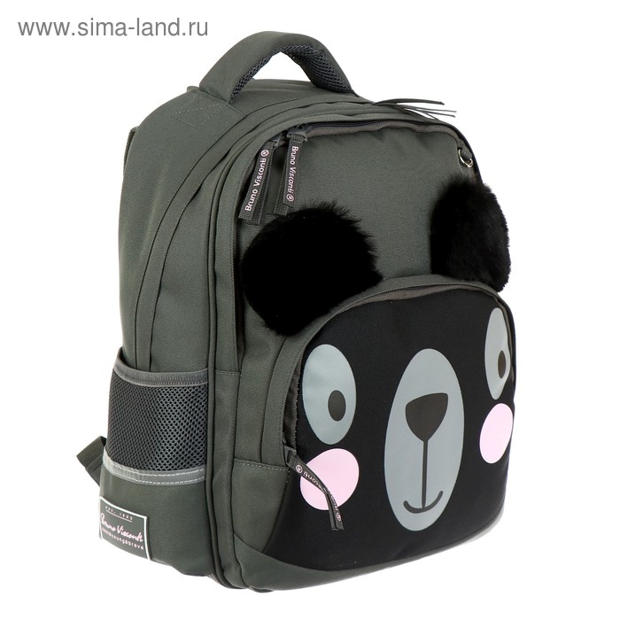 Рюкзак школьный Bruno Visconti "Панда моя!", 40 х 30 х 19 см, эргономичная спинка, пенал в подарок
