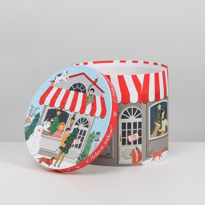 Коробка подарочная &laquo;Новогодние истории&raquo;, 17.5 х 20 см, Новый год