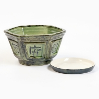 Набор горшков 3 шт. "Бансайка" зеленый: 6л, 2,3л, 1л Набор горшков 3 шт. "Бансайка" зеленый: 6л, 2,3л, 1л