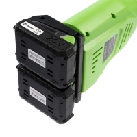 Триммер аккумуляторный DEKO DKTR40, 2 в 1, 40 В, Li-Ion, 2х2 ач, 6400 об/мин, до 30 мин Триммер аккумуляторный DEKO DKTR40, 2 в 1, 40 В, Li-Ion, 2х2 ач, 6400 об/мин, до 30 мин