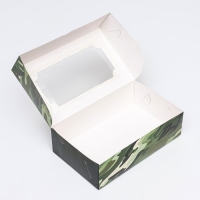 Коробка складная с окном под зефир "С 23 февраля", 25 х 15 х 7 см Коробка складная с окном под зефир "С 23 февраля", 25 х 15 х 7 см