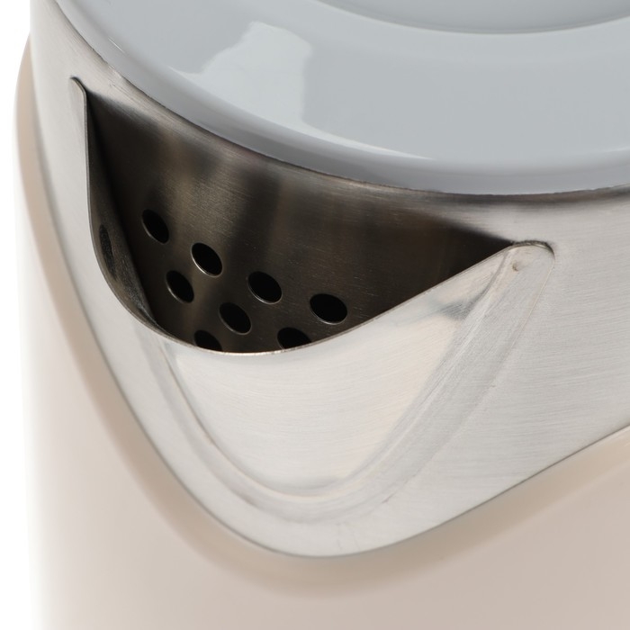 Чайник электрический Irit IR-1364, металл, 1.8 л, 1500 Вт, бежевый Чайник электрический Irit IR-1364, металл, 1.8 л, 1500 Вт, бежевый