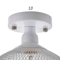 Светильник "Шар" 1х40Вт E27 белый 22х22х22 см BayerLux Светильник "Шар" 1х40Вт E27 белый 22х22х22 см BayerLux