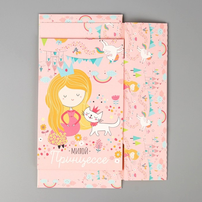 Коробка подарочная складная, упаковка, &laquo;Принцесса&raquo;, 15 х 15 х 8 см
