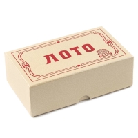 Русское лото, настольная игра "Подарочное", 18 х 10 см, 20 фишек Русское лото, настольная игра "Подарочное", 18 х 10 см, 20 фишек