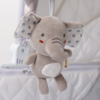Подвеска - погремушка «Слоник Эли», с пищалкой, на кроватку, коляску, Крошка Я Подвеска - погремушка «Слоник Эли», с пищалкой, на кроватку, коляску, Крошка Я