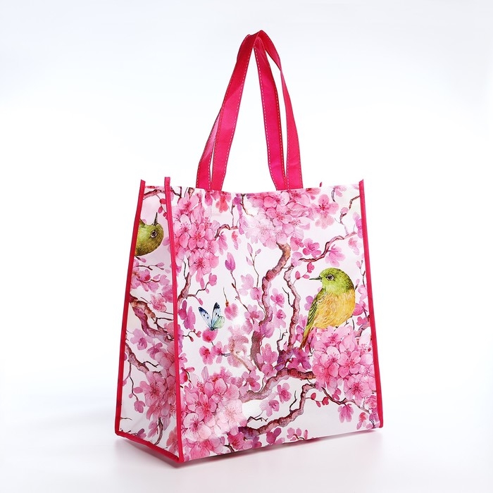 Сумка хозяйственная на кнопке, цвет малиновый Сумка хозяйственная на кнопке, цвет малиновый