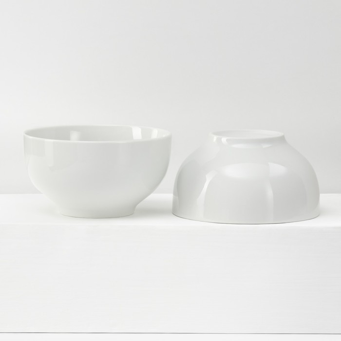 Набор фарфоровой посуды &laquo;Универсальный&raquo;, 18 предметов: тарелка плоская d=20 см, пиала 650 мл, кружка 300 мл