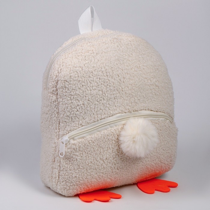 Рюкзак детский для девочки &laquo;Уточка&raquo;, плюшевый