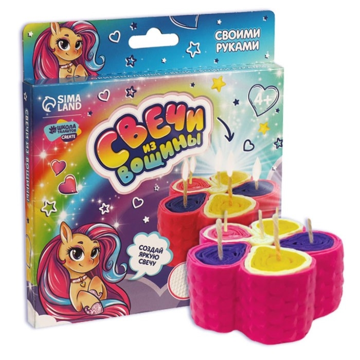 Свеча своими руками. Свечи из вощины &laquo;Великолепный цветок&raquo;, набор для творчества