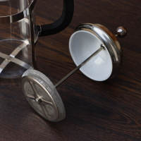 Чайник заварочный френч - пресс на ножках &laquo;Металлик&raquo;, 600 мл