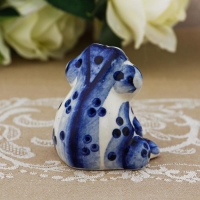 Сувенир &laquo;Жаба&raquo;, средняя, 6 см, гжель