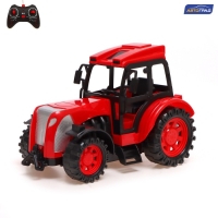 Трактор радиоуправляемый «Фермер», работает от аккумулятора, цвет красный Трактор радиоуправляемый «Фермер», работает от аккумулятора, цвет красный