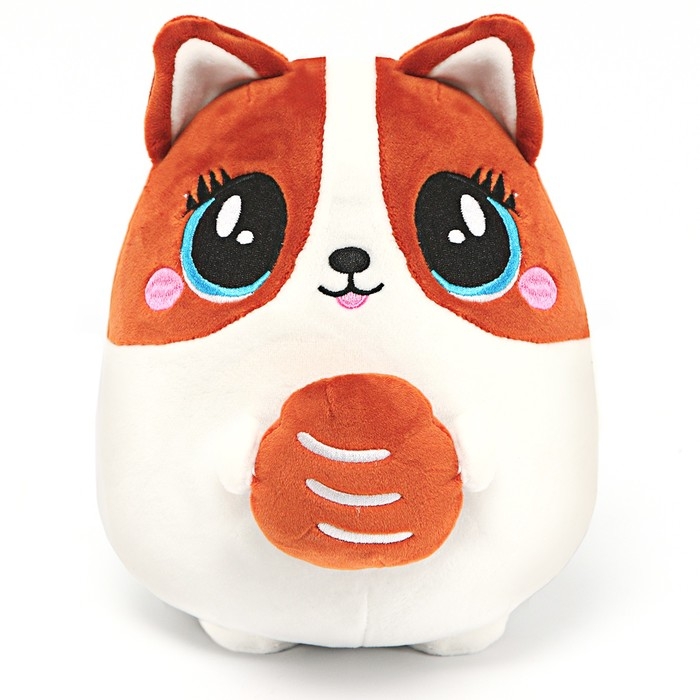 Мягкая игрушка «Корги-батончик», овальная, 21 см, с батоном в лапках Мягкая игрушка «Корги-батончик», овальная, 21 см, с батоном в лапках