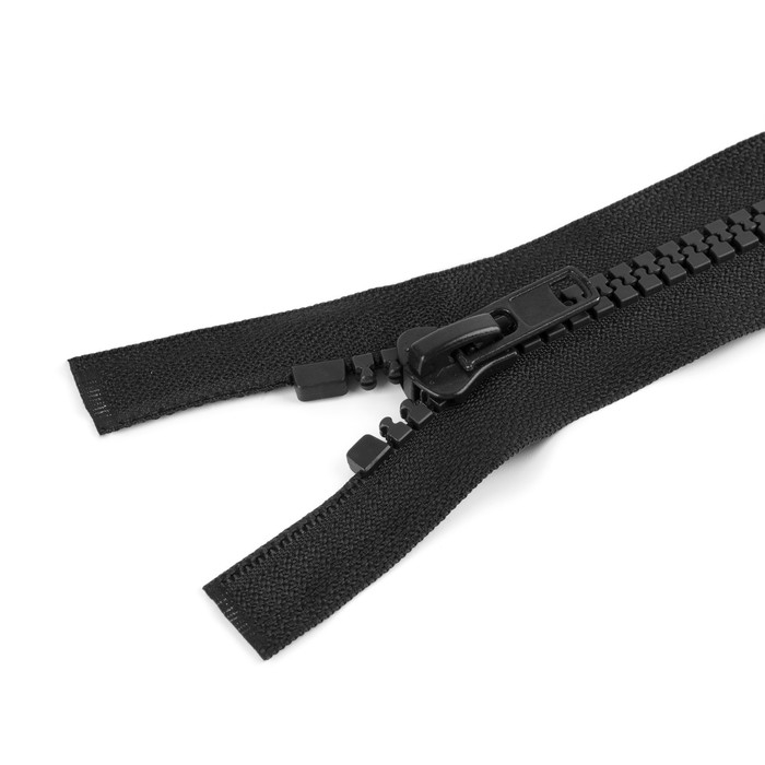 Молния &laquo;Трактор&raquo;, №10, разъёмная, 2 бегунка, замки автомат, 90 см, цвет чёрный, цена за 1 штуку